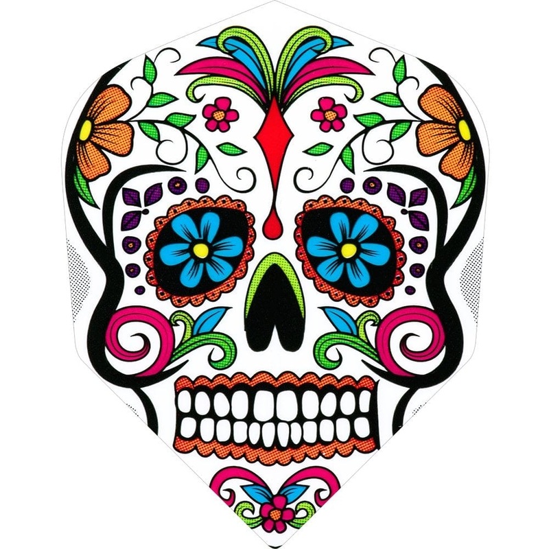 Harrows Dart Flights – Quadro – Poly Classic – Std – Graffiti Skull