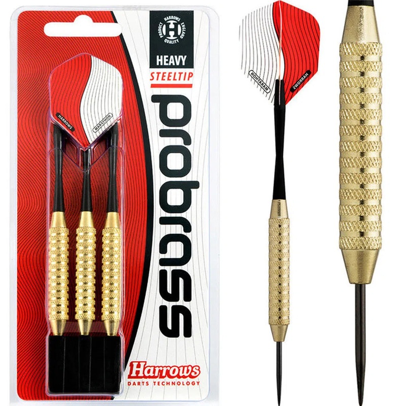 Harrows Darts Pro Brass Steel Tip Heavy Darts 24 GRAM