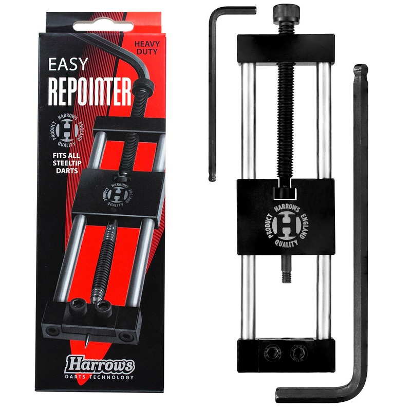 Harrows Easy Darts Repointing Tool – Hand Held – Re-Pointer Black