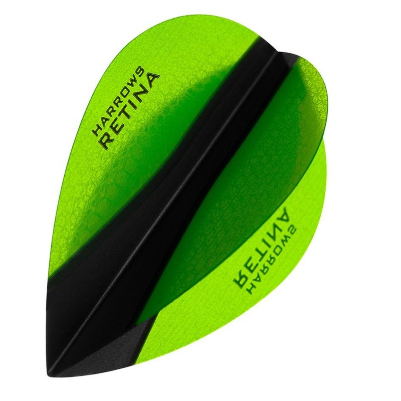 Harrows Retina-X Pear Green Dart Flights Green