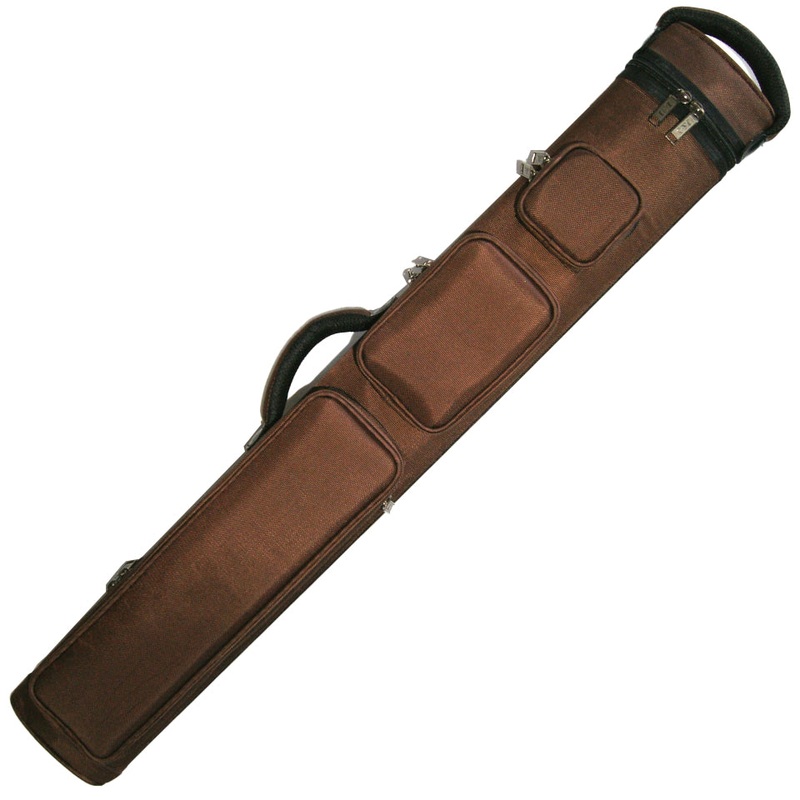 J&J 3B/4S Nylon Cue Case – Brown