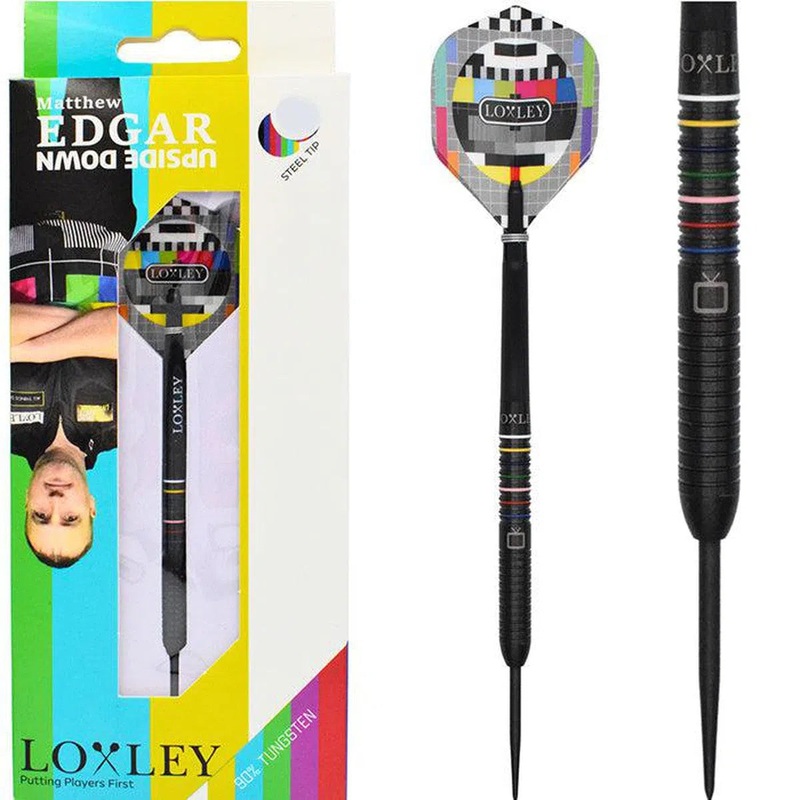 Loxley Matthew Edgar Upside Down 90% Tungsten Steel Tip Darts 21 GRAM