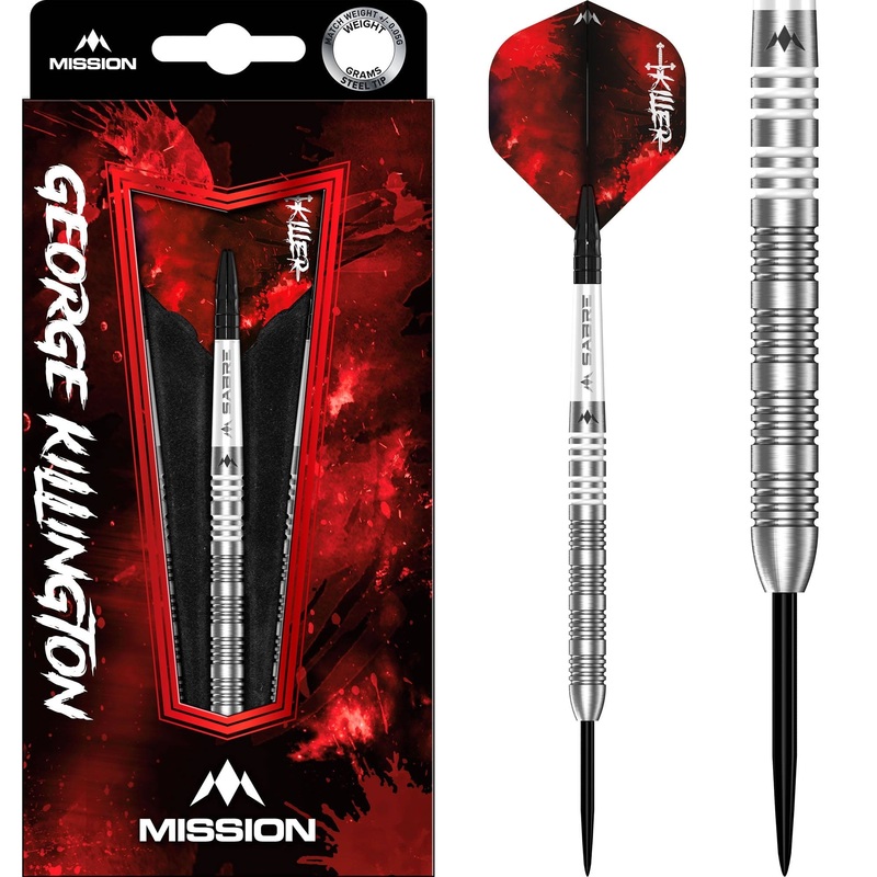 Mission George Killington Darts – Steel Tip – 95% Tungsten 22g