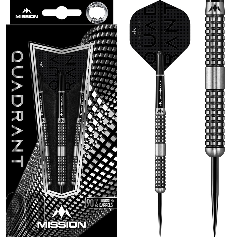 *Mission Quadrant Darts – Steel Tip – M4 – Quad Grip 21g