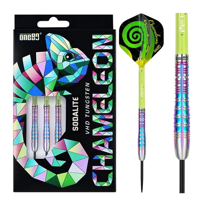 One80 Chameleon Sodalite 90% Tungsten Steel Tip Darts 23 GRAM