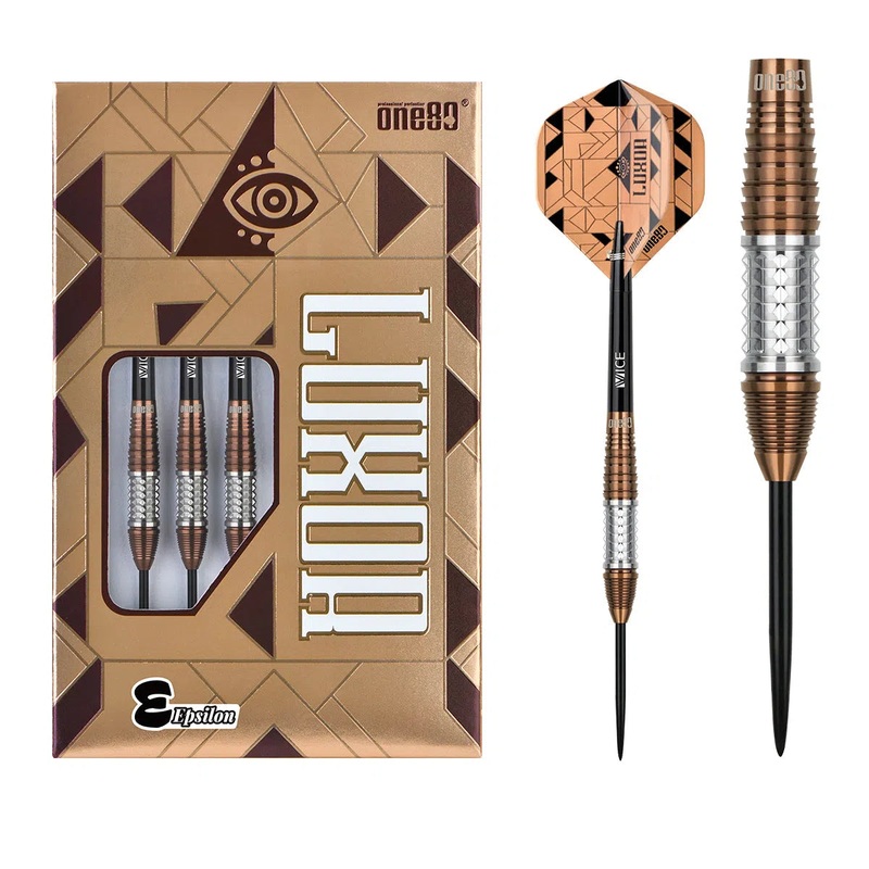 One80 Luxor Epsilon 90% Tungsten Steel Tip Darts 21 GRAM