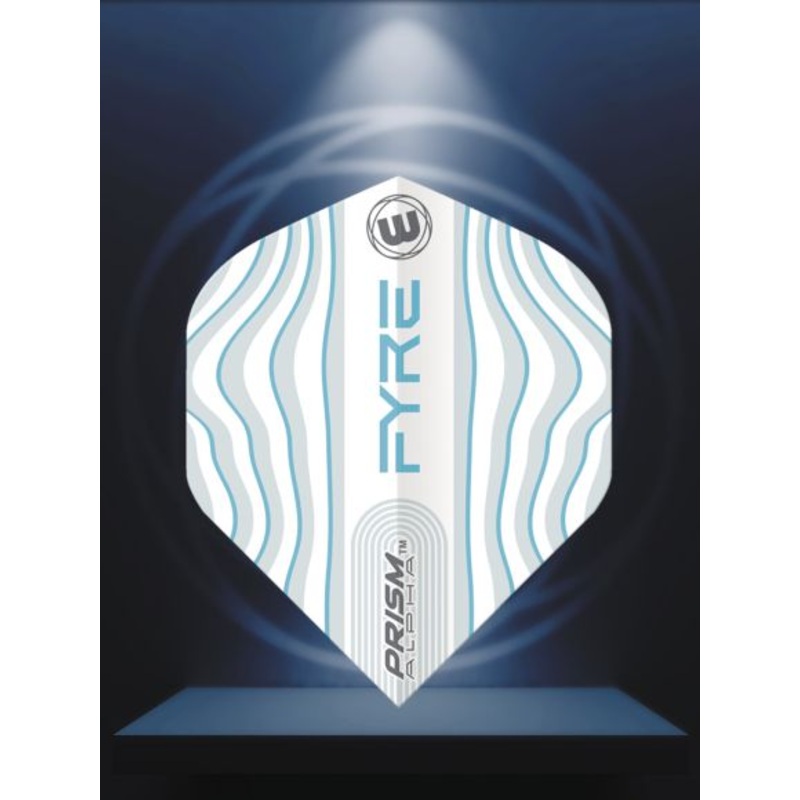 Prism Alpha FYRE White, Aqua & Blue Extra Thick Standard 100 Micron Poly metronic extra thick