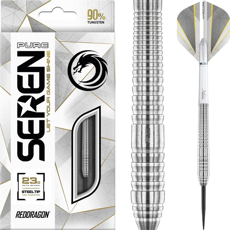 Red Dragon – Seren 2 Pure Darts – Steel Tip – 90% Tungsten – 21g 23g 21 grams