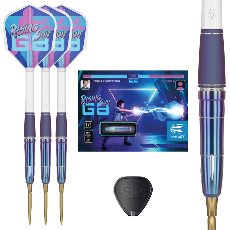 Rising Sun Gen 8 90% Tungsten Steel Tip Darts by Target Japan 23 Gram