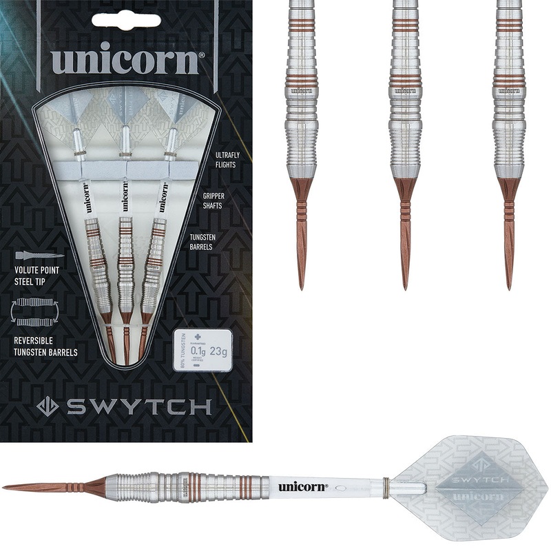 Swytch Rosso 80% Tungsten Steel Tip Darts by Unicorn 21 Gram