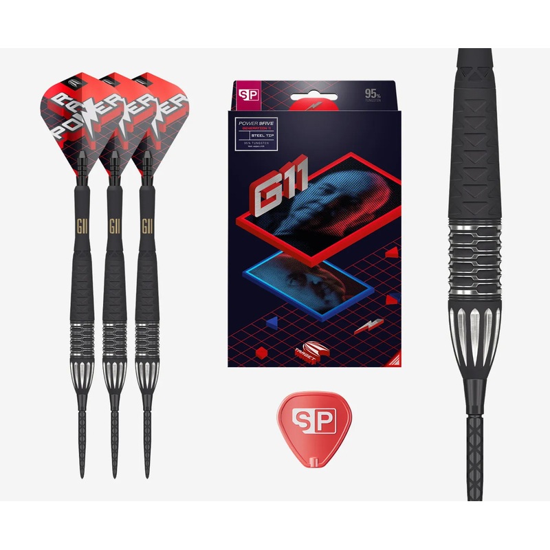 Target Phil Taylor Raw Power G11 SP Swiss Point Steel Tip Darts 95% Tungsten 26g