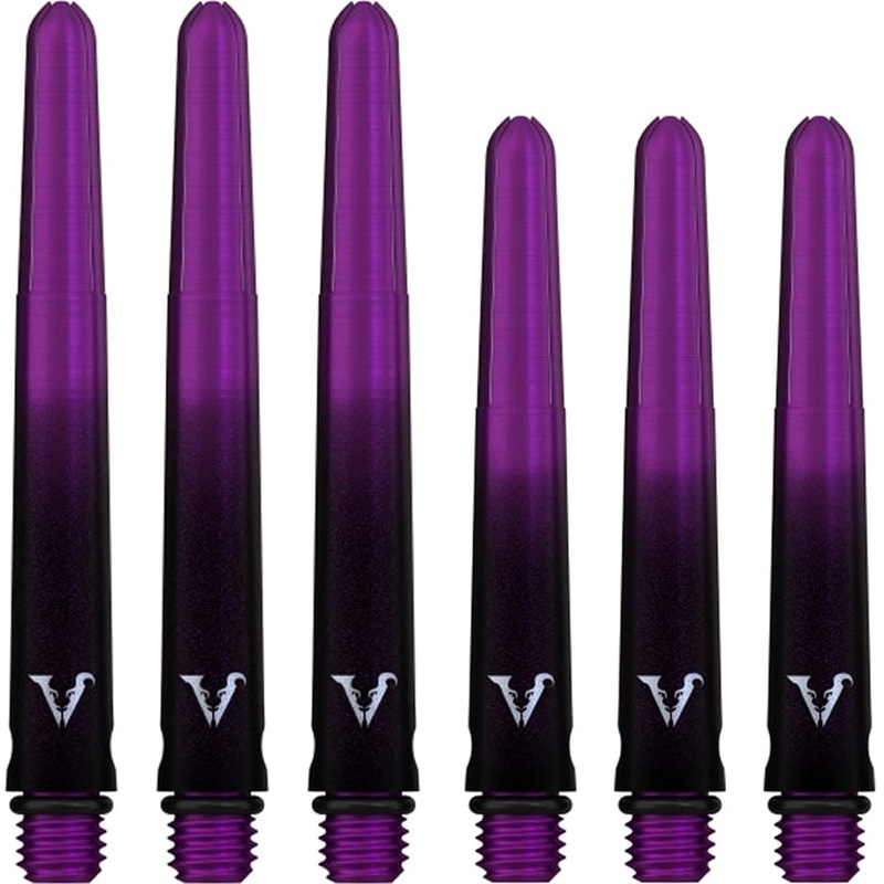 Viper Viperlock Aluminium Dart Shafts – inc O-Rings and Locking Pin – Black & Purple Tweenie