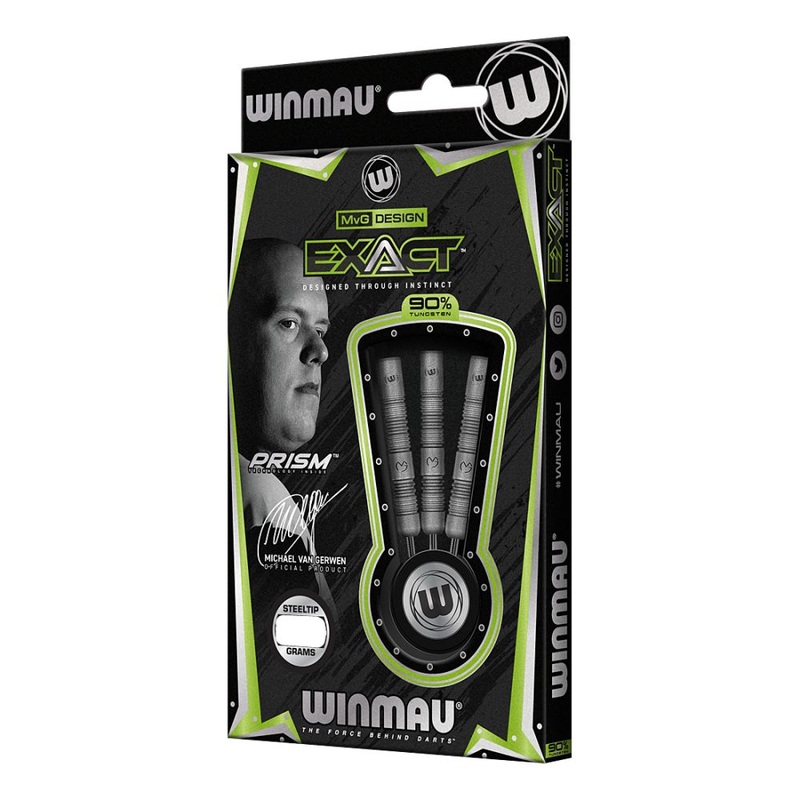 Winmau Michael Van Gerwen Exact Steel Tip Darts 21.5 grams