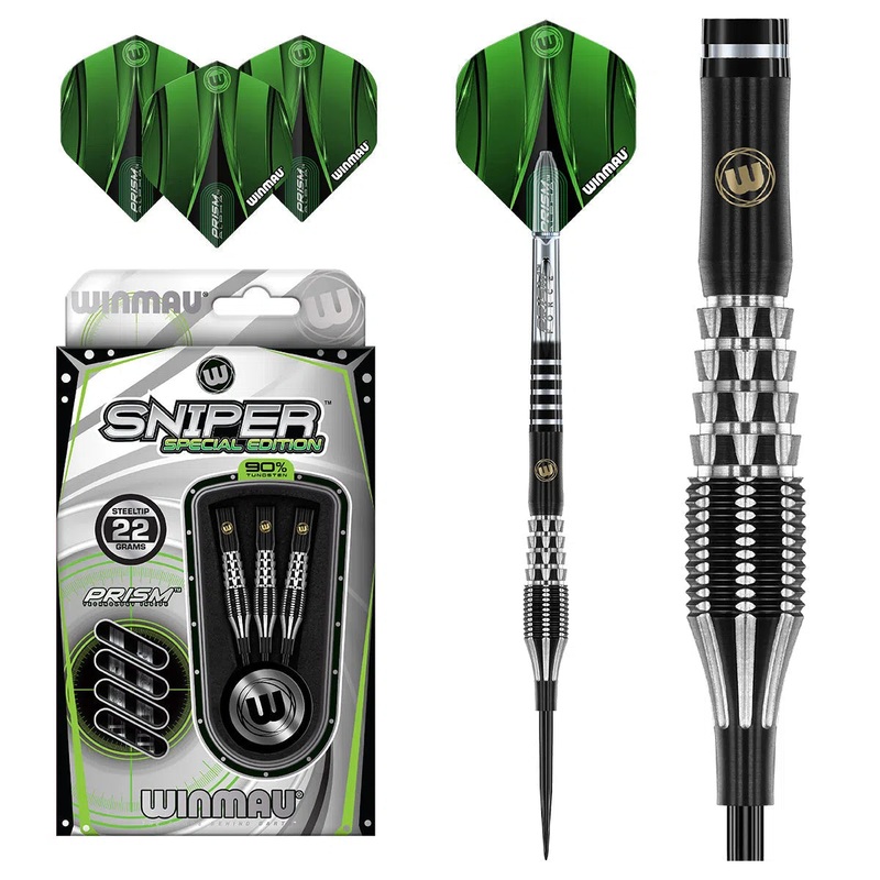 Winmau Sniper S.E. Style 1 90% Tungsten Steel Tip Darts 22 GRAM