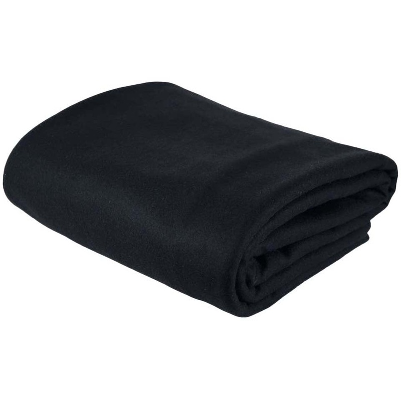 Championship Invitational Teflon 9 Foot Pool Table Cloth – Black