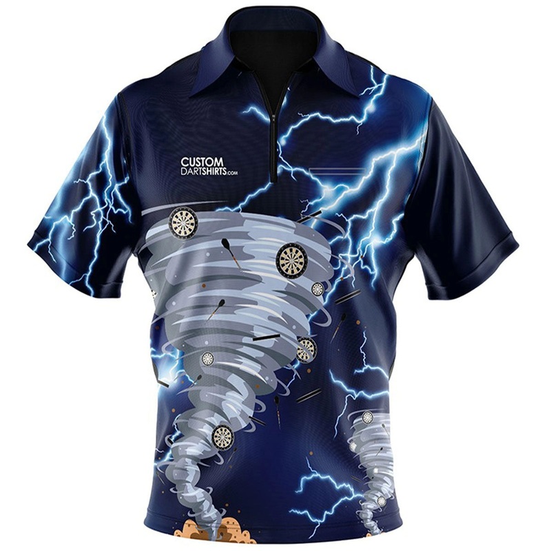 Darting Tornado Custom Dart Shirt Extra Small