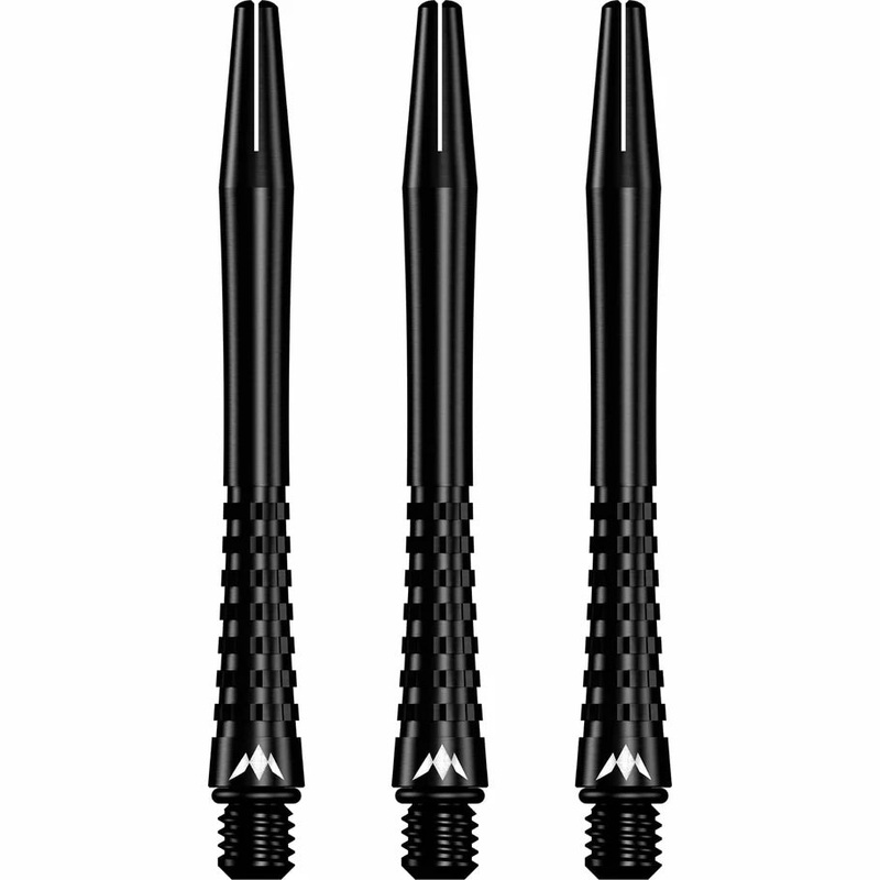 Mission Atom13 Aluminum Shafts – Anodized Metal Stems  – Black – Medium Black Medium (47mm in length excluding thread) Aluminum