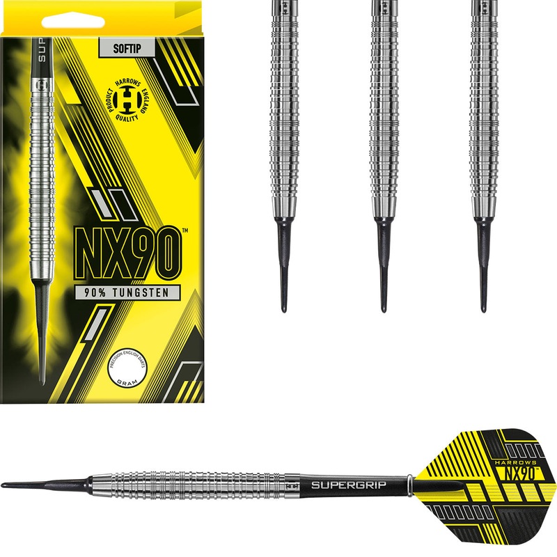 NX90 90% Tungsten Soft Tip Darts by Harrows 18 Gram