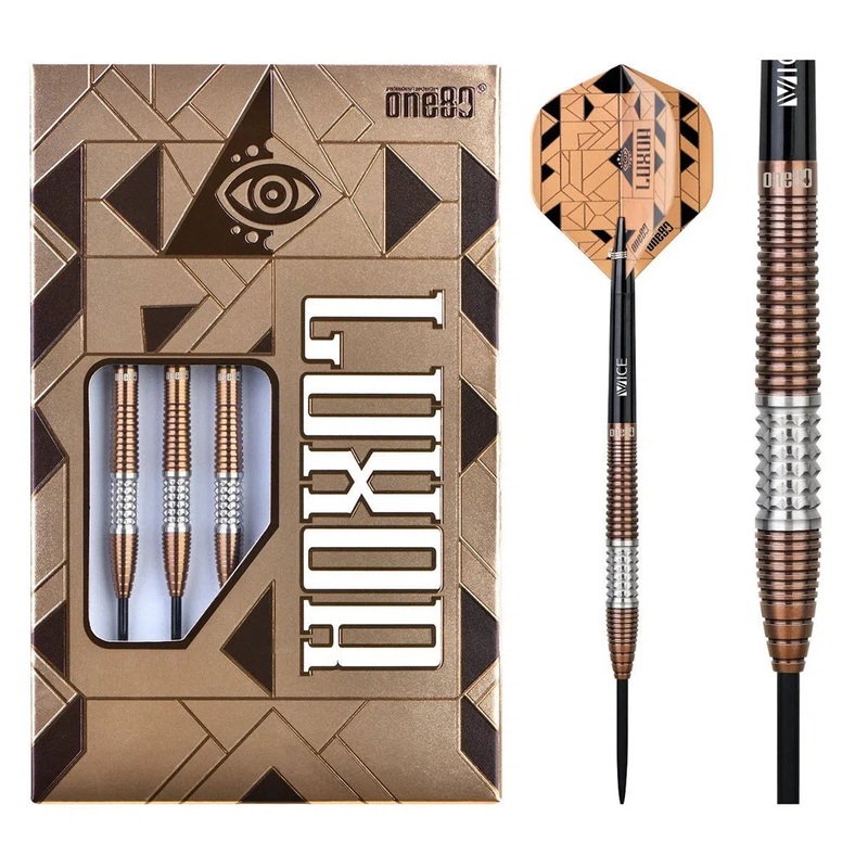 One80 Luxor Gamma 90% Tungsten Steel Tip Darts 21 GRAM