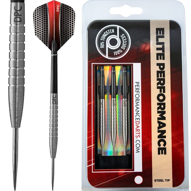 Performance Darts – Elite – Steel Tip – Micro Ring Grip 23g