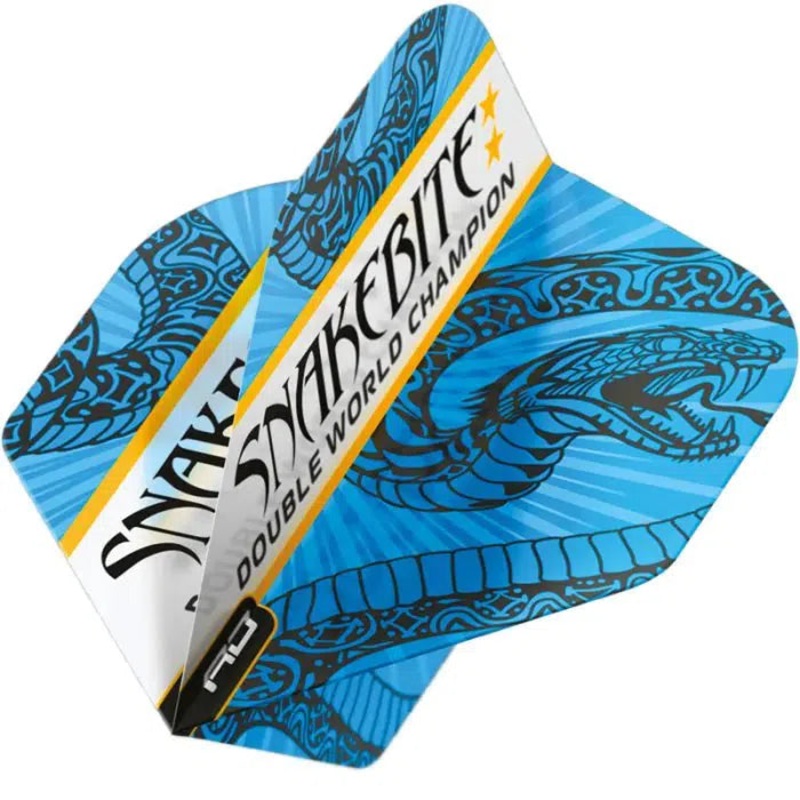 Red Dragon Hardcore Ionic Snakebite Blue & White Flights