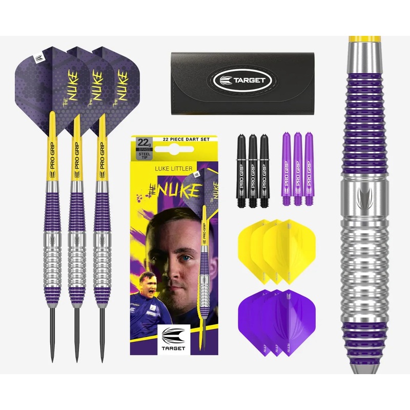 Target Luke Littler Brass Steel Tip Darts 22g
