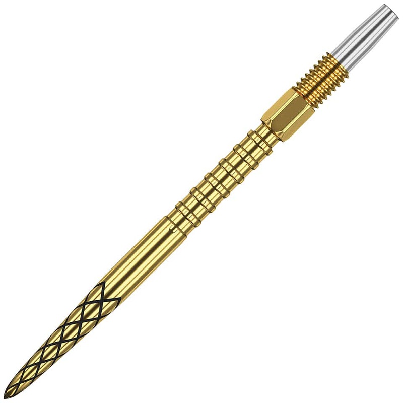 Target Swiss Diamond Pro Surge Grip Steel Points – Gold 30mm