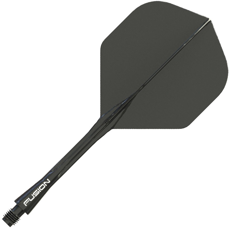 Winmau Fusion Integrated Flight & Shaft System –  No2 Medium Black