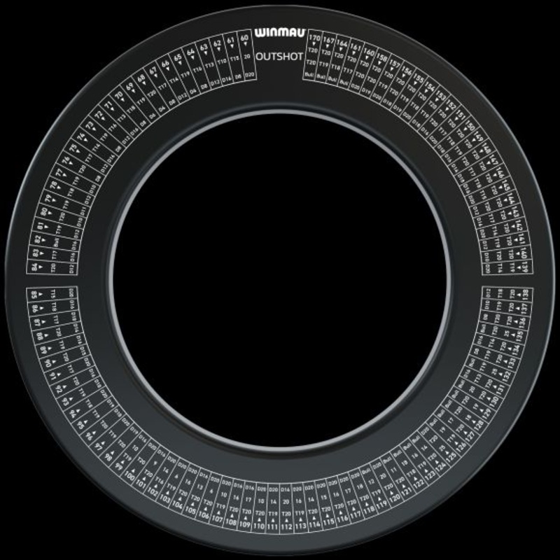 Winmau Outshot Surround Black Not Included 43.6cm Inner Diameter, 67.5cm Outer Diameter