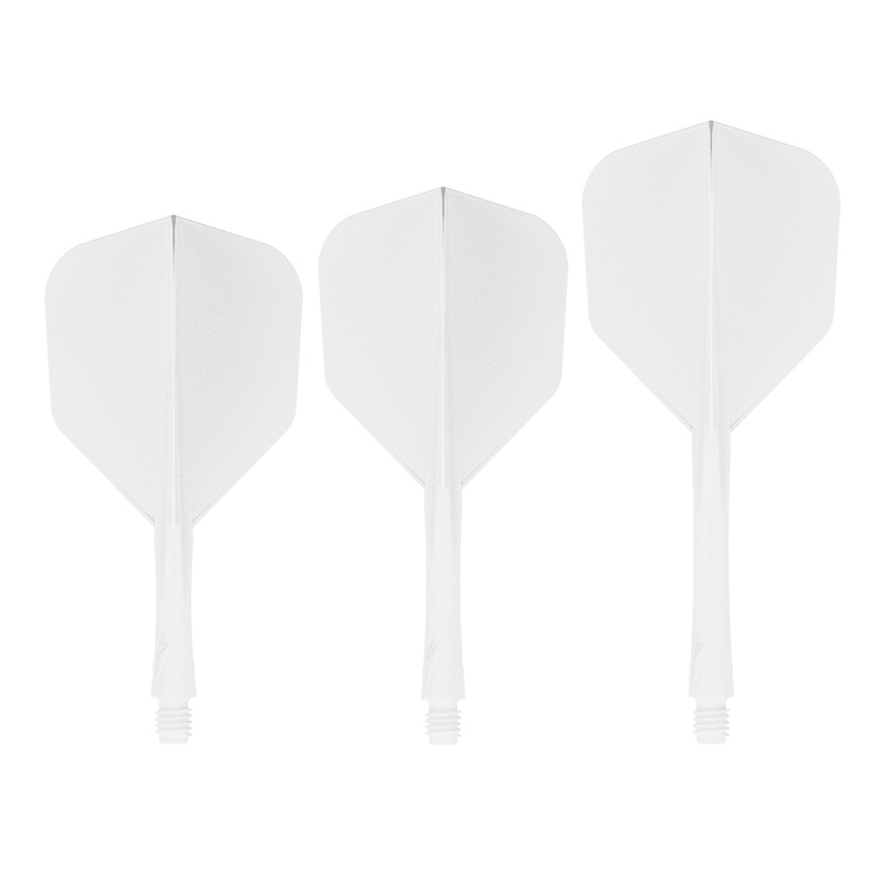 Caliburn SUP Lite Dart Flights – Moulded Flight & Shaft – Standard No6 – White Short