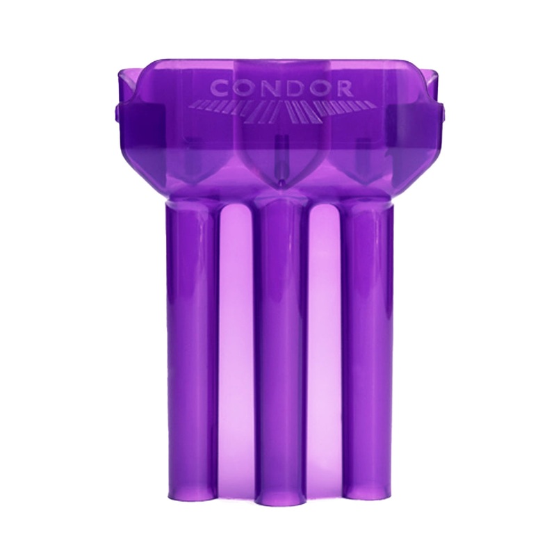 Condor Box Dual Dart Case – Clear Purple