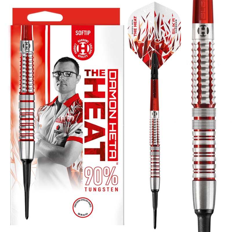 Damon Heta Series 2 90% Tungsten Soft Tip Darts by Harrows 18 Gram