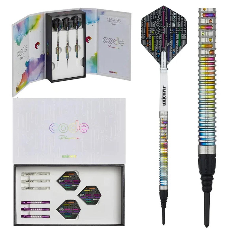 Gary Anderson Code 80% Tungsten Soft Tip Darts by Unicorn 18 Gram
