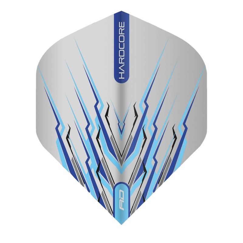 Hardcore Snakebite Blue Mohawk Standard Dart Flights by Red Dragon
