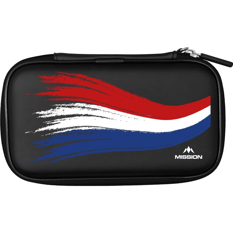 Mission Designed EVA Dart Case – Nederland Design – Flag Colours – Brush Stroke