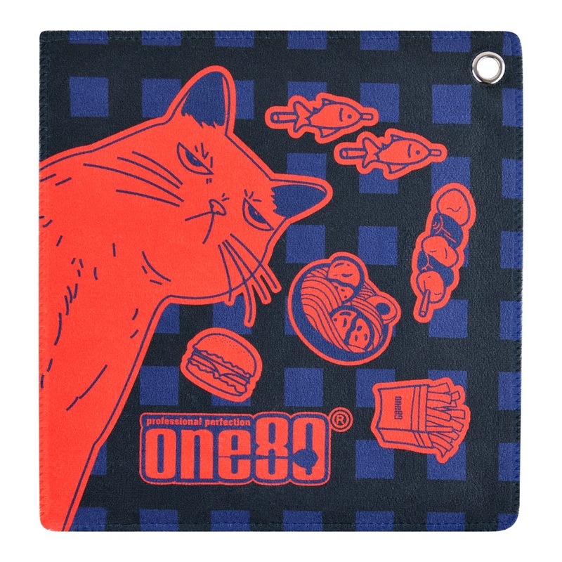 One80 Dart Hand Towel – Checkered Cat