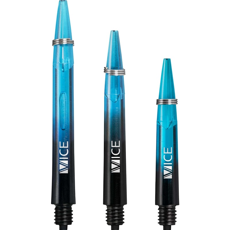 One80 Vice Gradient Shafts – Black – Sky Blue Medium