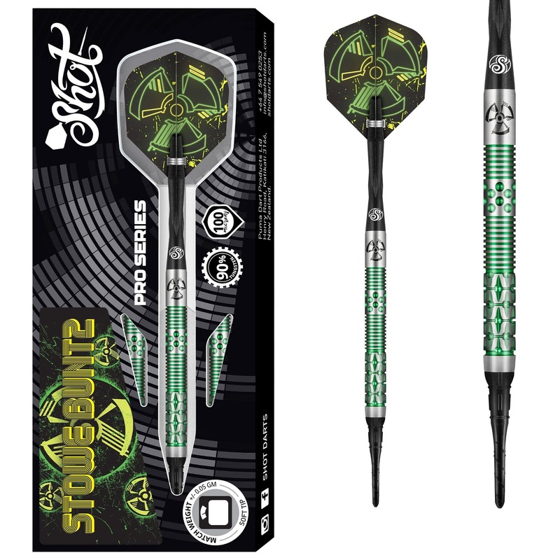 Shot Pro Series Darts – Soft Tip – Stowe Buntz V2