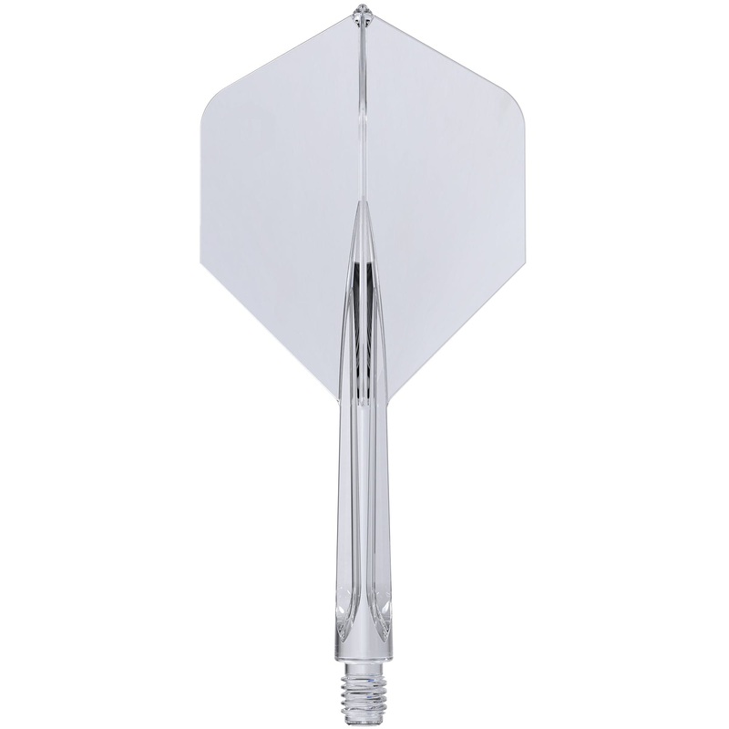 Unicorn Forge Dart Flights – Moulded Flight & Shaft – Medium Clear