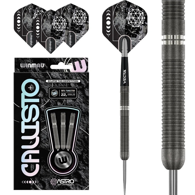 Winmau Callisto Style 1 90% Tungsten Steel Tip Darts 22 GRAM