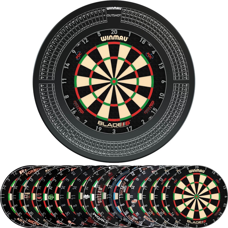 Winmau – Outshot Dartboard Surround & Dartboard Bundle – Choose Your Board Bulls NL – Advantage 501