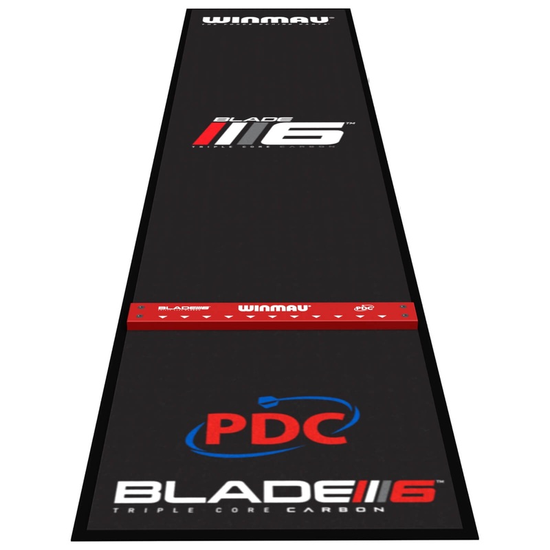 Winmau – Pro Zone Precision Blade 6 Soft Feel Dart Mat & Integrated Oche