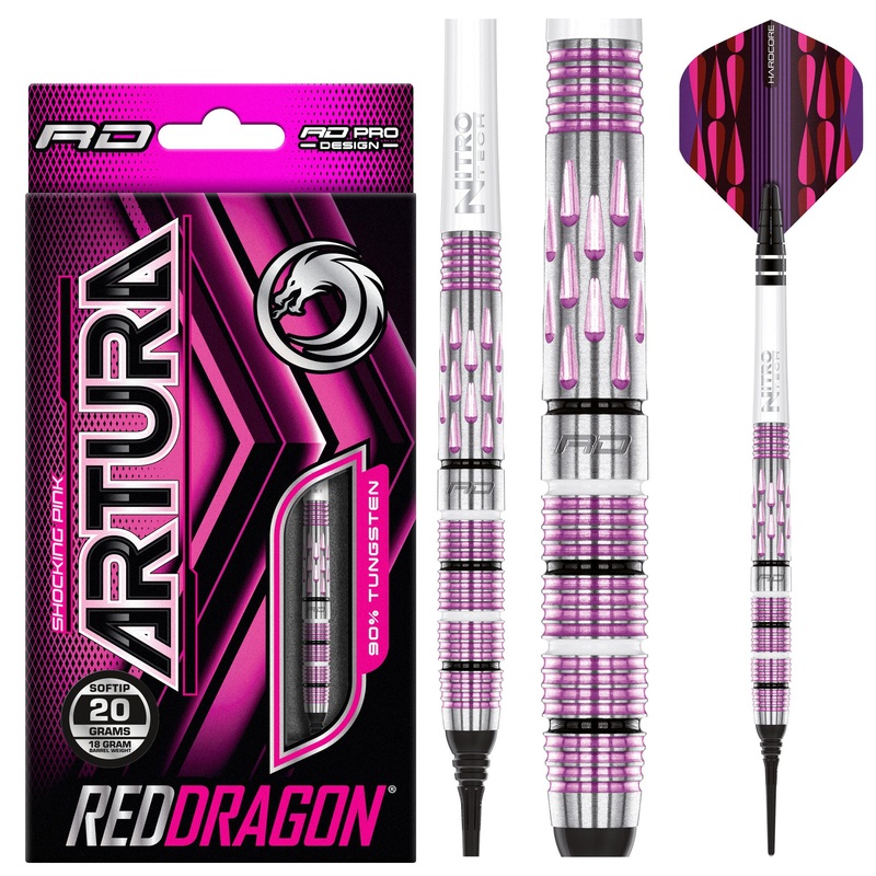 Artura Shocking Pink Soft Tip 18