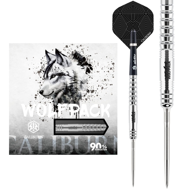 Caliburn Wolfpack Darts – Steel Tip – 90% Tungsten – W6 – 22g