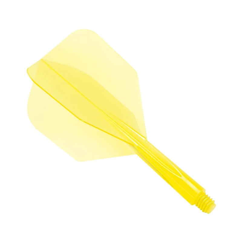 Condor Dart Clear Flights – Zero Stress Yellow No6 Shape Short