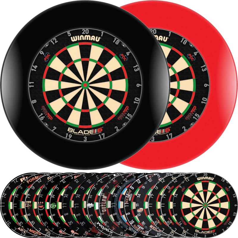 Formula Sports – Plain Dartboard Surround & Dartboard Bundle – Choose Your Board Black Bulls NL – Advantage 501