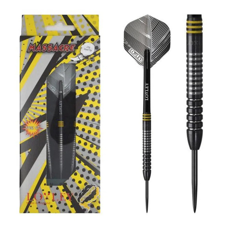Loxley Massacre 90% Tungsten Steel Tip Darts 23 GRAM