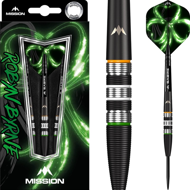 Mission – Robyn Byrne Darts – Steel Tip – 90% Tungsten – 23g 25g 23 grams