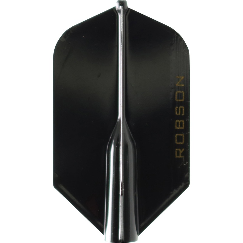 Robson Plus Dart Flights – Slim Black