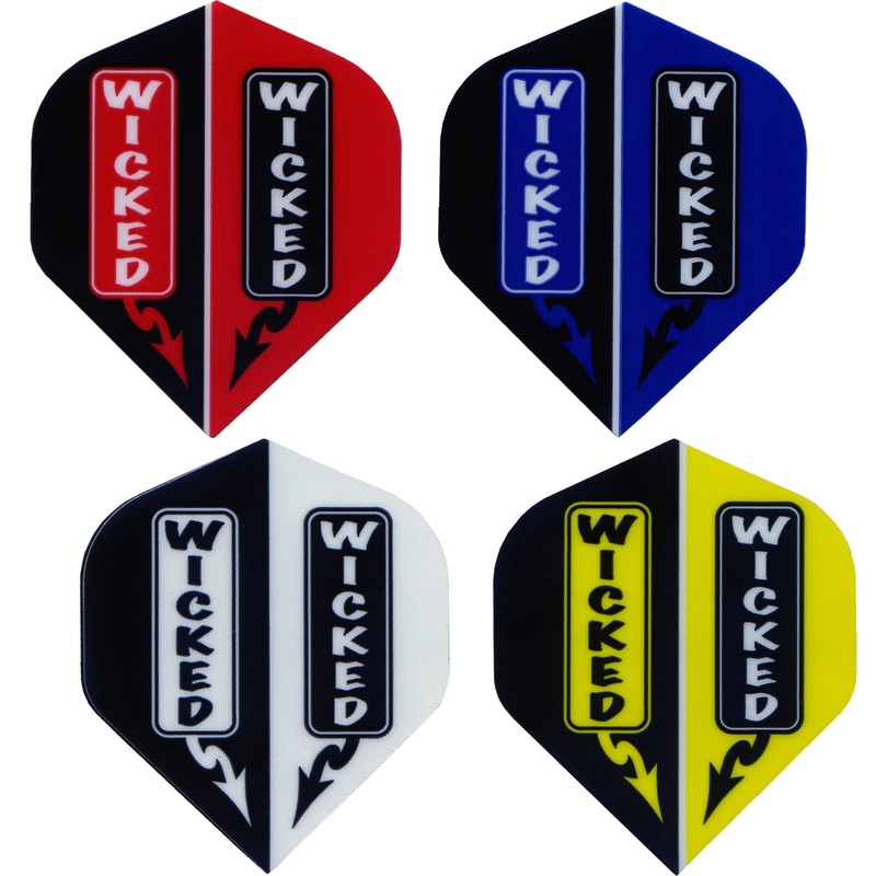 *Ruthless – Wicked – Dart Flights – 100 Micron – No2 – Std White